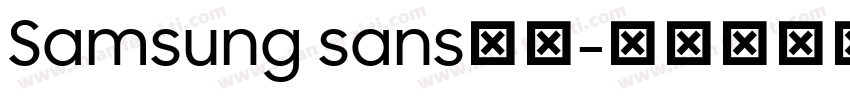 Samsung sans下载字体转换
